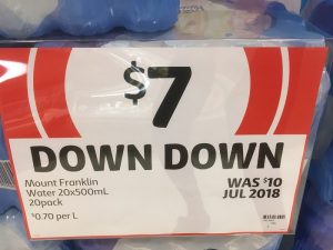 500ml20本で$7です